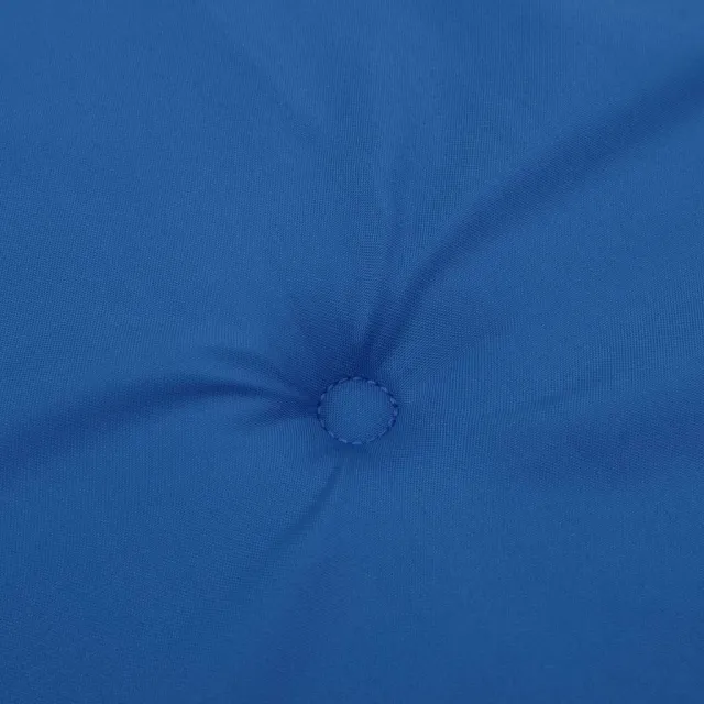 Coussins de chaise de jardin lot de 2 bleu royal 40x40x4 cm