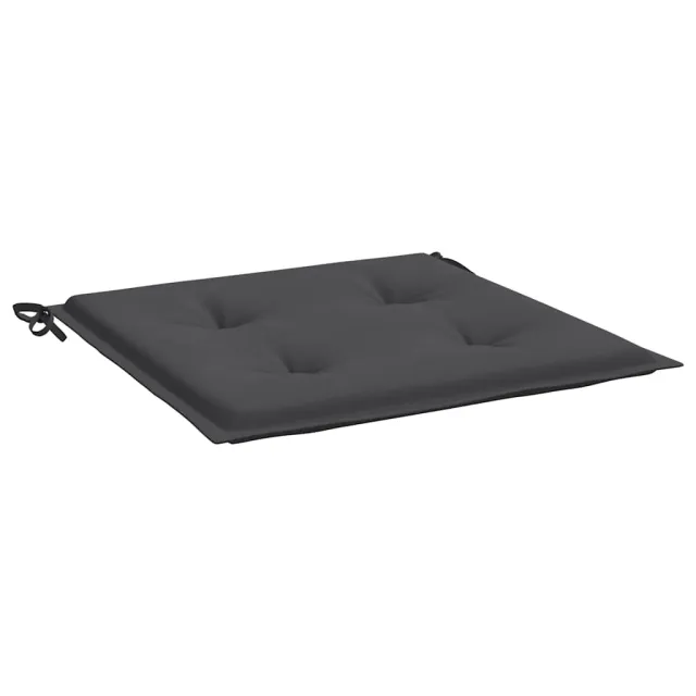 Coussins de chaise de jardin lot de 6 anthracite 50x50x4 cm