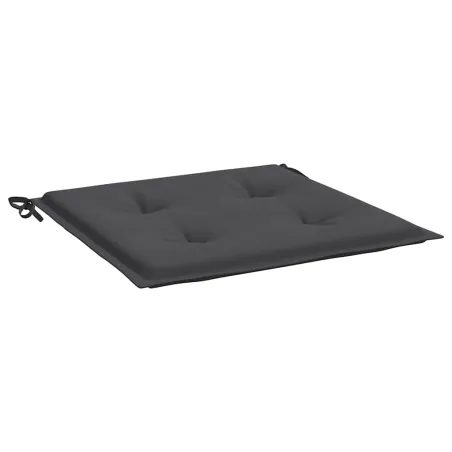 Coussins de chaise de jardin lot de 6 anthracite 50x50x4 cm