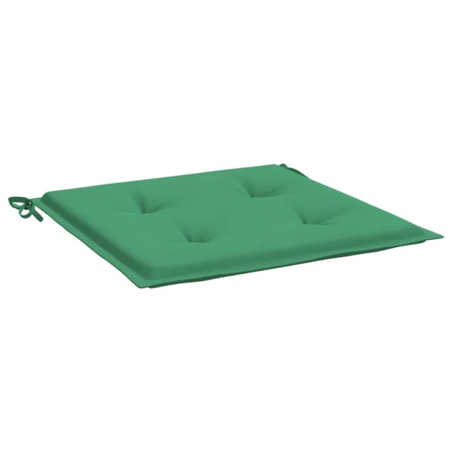 Coussins de chaise jardin lot de 4 vert 50x50x4 cm tissu oxford