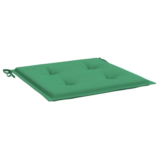 Coussins de chaise jardin lot de 6 vert 50x50x4 cm tissu oxford