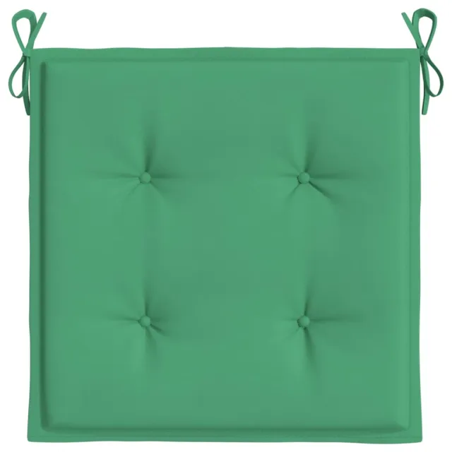 Coussins de chaise jardin lot de 6 vert 50x50x4 cm tissu oxford