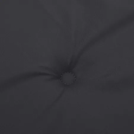 Coussins de chaise jardin lot de 4 noir 50x50x4 cm tissu oxford