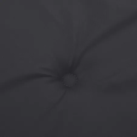 Coussins de chaise jardin lot de 6 noir 50x50x4 cm tissu oxford