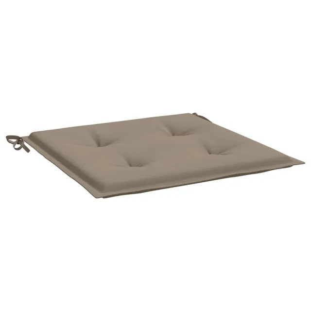 Coussins de chaise jardin lot de 4 taupe 50x50x4cm tissu oxford