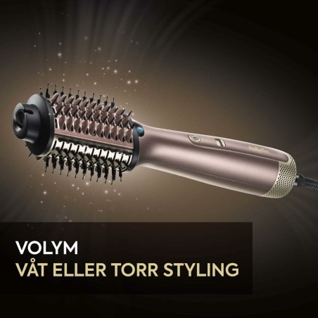 Spazzola Modellante Babyliss AS95E Nero Champagne 1000 W
