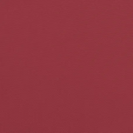 Coussins de chaise de jardin lot de 2 rouge bordeaux 50x50x4 cm