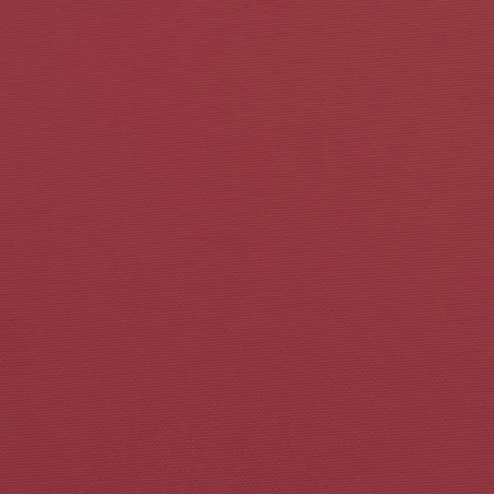Coussins de chaise de jardin lot de 6 rouge bordeaux 50x50x4 cm