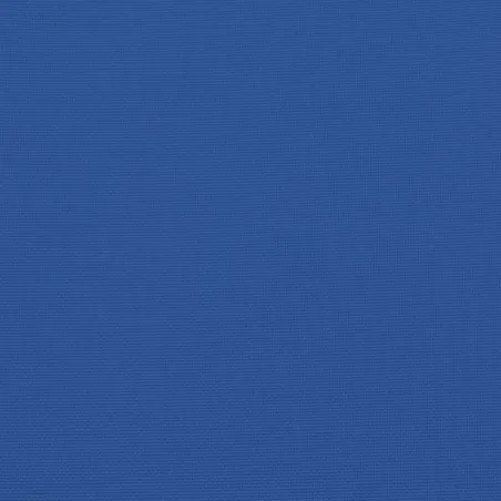 Coussins de chaise de jardin lot de 2 bleu royal 50x50x4 cm