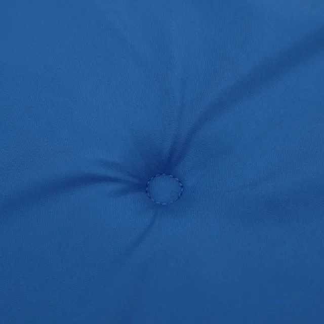 Coussins de chaise de jardin lot de 6 bleu royal 50x50x4 cm