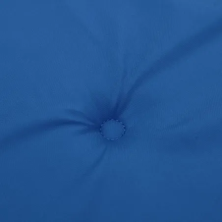 Coussins de chaise de jardin lot de 6 bleu royal 50x50x4 cm