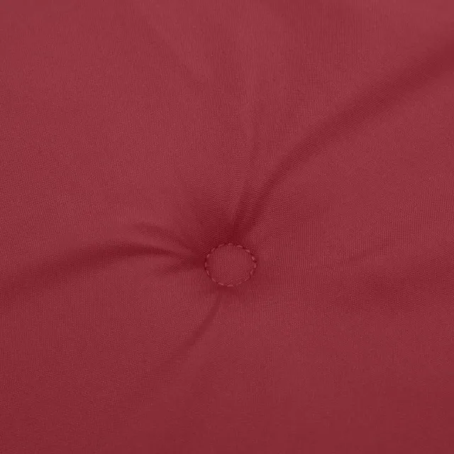 Coussin de banc de jardin rouge bordeaux 100x50x4 cm