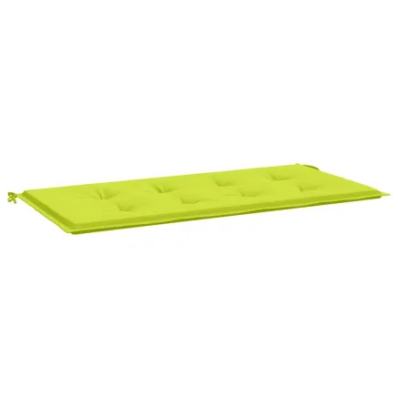 Coussin de banc de jardin vert brillant 100x50x3cm tissu oxford 2