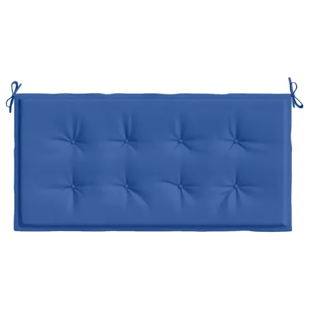 Coussin de banc de jardin bleu royal 120x50x4 cm tissu oxford