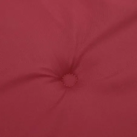 Coussin de banc de jardin rouge bordeaux 150x50x4 cm