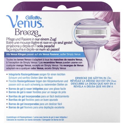Reservescheermesje Gillette Venus Breeze 4 Stuks 2