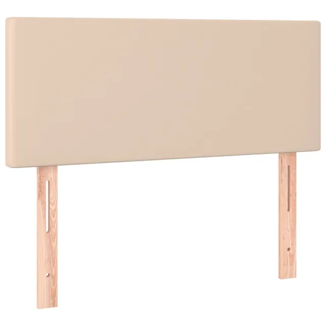 Sommier à lattes de lit avec matelas Cappuccino 80x200 cm