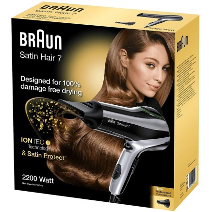 Sèche-cheveux Braun Satin Hair 7 HD710 Noir 2200 W Ionique 2