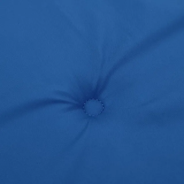 Coussins de chaise de jardin à dossier haut lot de 2 bleu royal