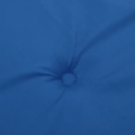 Coussins de chaise de jardin à dossier haut lot de 4 bleu royal