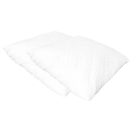 Oreillers lot de 2 80x80x14 cm Mousse à mémoire de forme