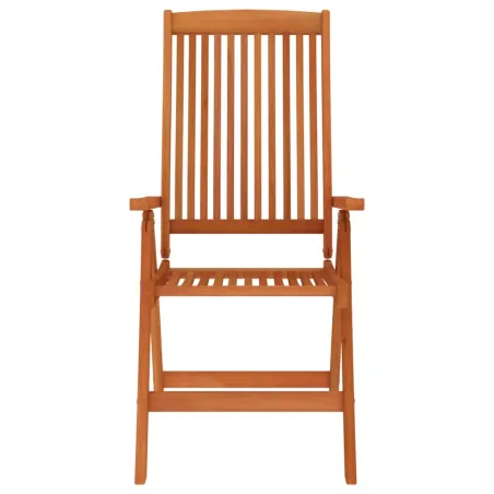 Chaises de jardin pliables lot de 6 Bois d'eucalyptus massif