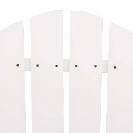 Chaises de jardin Adirondack avec table bois de sapin blanc