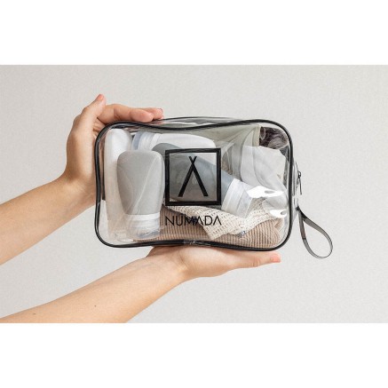 Travel Vanity Case Numada Transparent PVC Silicone 20 x 6,5 x 13,5 cm 2