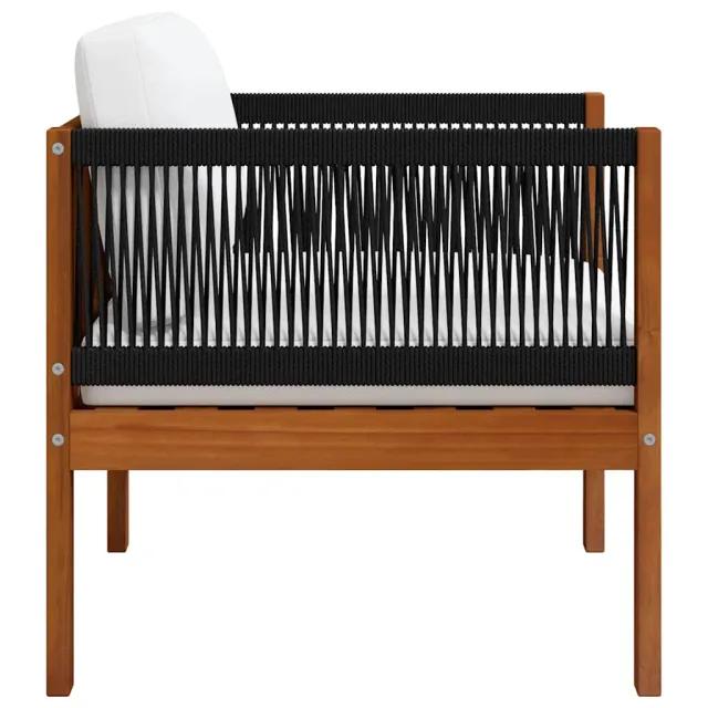 Chaises empilables d'extérieur lot de 6 Gris Résine tressée