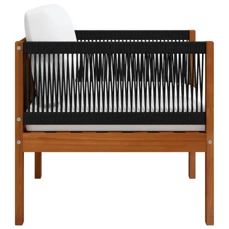 Chaises empilables d'extérieur lot de 6 Gris Résine tressée