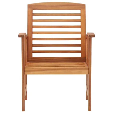 Chaises de jardin lot de 2 Bois d'acacia massif