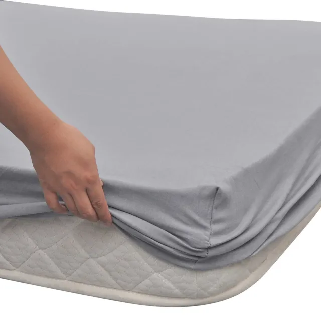 Draps Gris 210 x 190 cm Coton