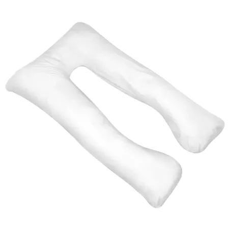 Coussin de grossesse 90 x 145 cm Blanc