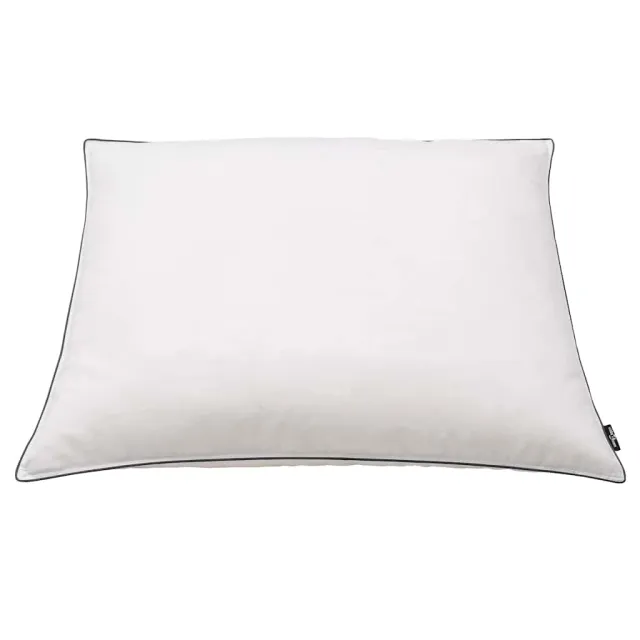 Oreiller lot de 2 Remplissage de duvet 70 x 60 cm Blanc