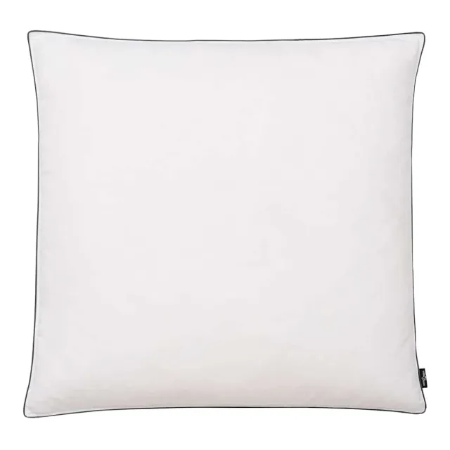 Oreiller lot de 2 Remplissage de duvet léger 80 x 80 cm Blanc
