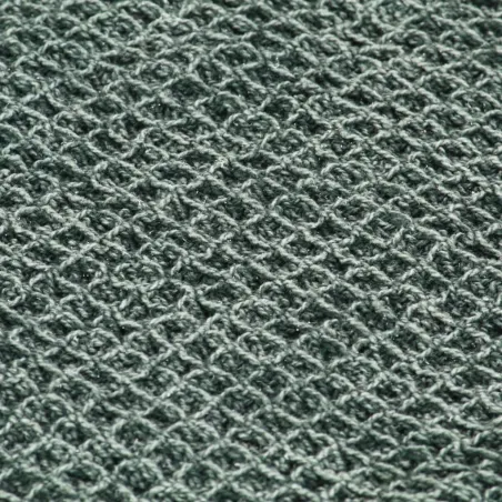 Couverture Coton 160 x 210 cm Vert foncé