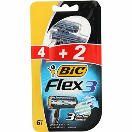 Rasoio Manuale per Barba Bic (4 Unità)