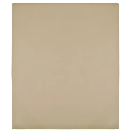 Drap-housse Jersey Taupe 160x200 cm Coton