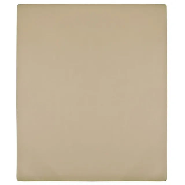 Draps-housses Jersey 2 pcs Taupe 160x200 cm Coton