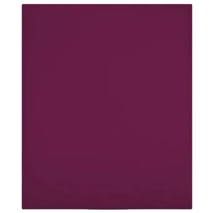 Drap-housse Jersey Bordeaux 90x200 cm Coton