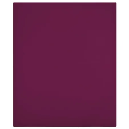 Drap-housse Jersey Bordeaux 140x200 cm Coton