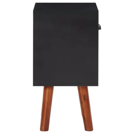 Bois d'acacia massif Table de chevet 40x30x57 cm