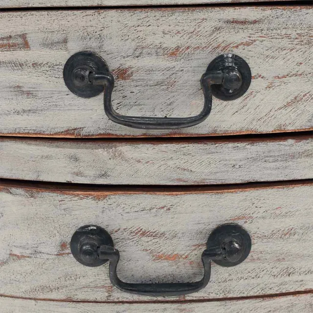 Table de chevet bois d'acajou massif 48x35x64 cm