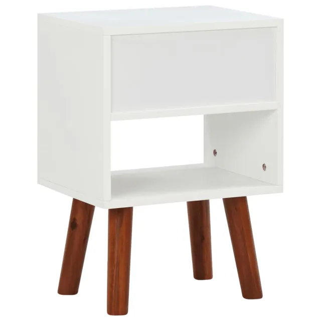 Table de chevet Bois d'acacia massif 40x30x57 cm