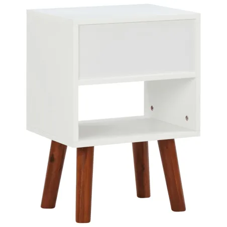 Table de chevet Bois d'acacia massif 40x30x57 cm