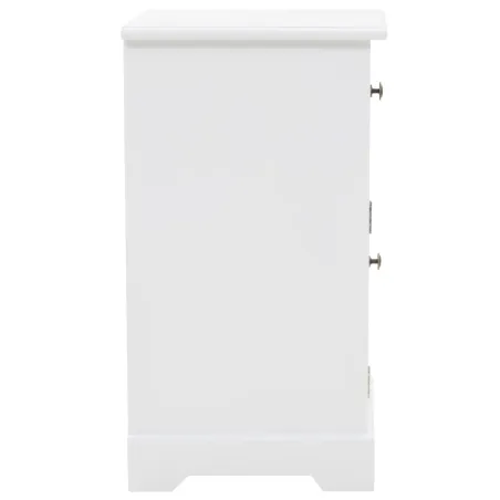 Table de chevet MDF et bois de pin 35x32x59 cm