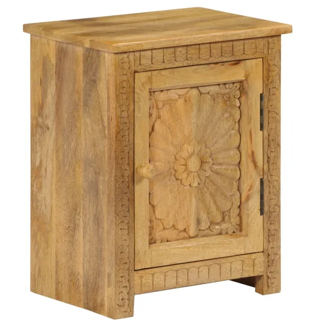 Table de chevet Bois de manguier massif 40x30x50 cm