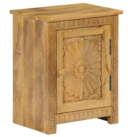 Table de chevet Bois de manguier massif 40x30x50 cm