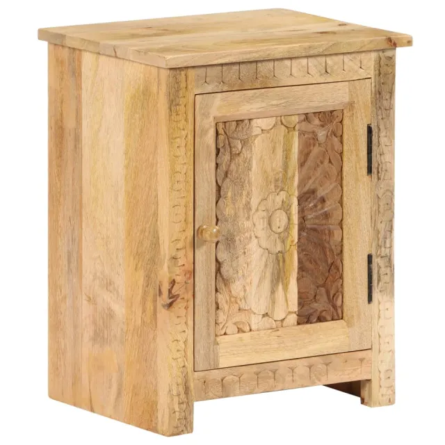 Table de chevet Bois de manguier massif 40x30x50 cm