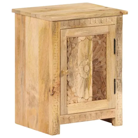 Table de chevet Bois de manguier massif 40x30x50 cm